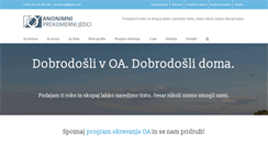 Desktop Screenshot of oa-slovenija.com