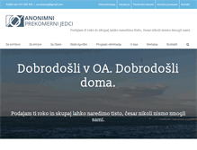 Tablet Screenshot of oa-slovenija.com